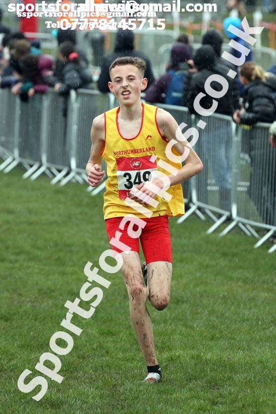 Junior boys 2019 New Balance English Schools Cross Country Champs, Temple Newsam, Leeds. Photo:  David T. Hewitson/Sports for All Pics